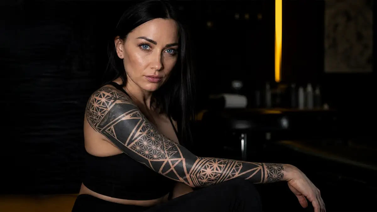 Blackout tatuiruotės: sodri juoda kaip sprendimas