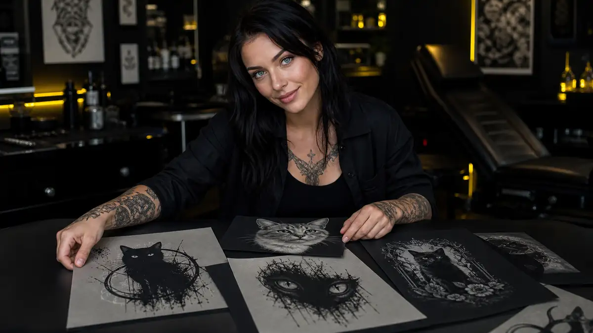 Katės tatuiruotės