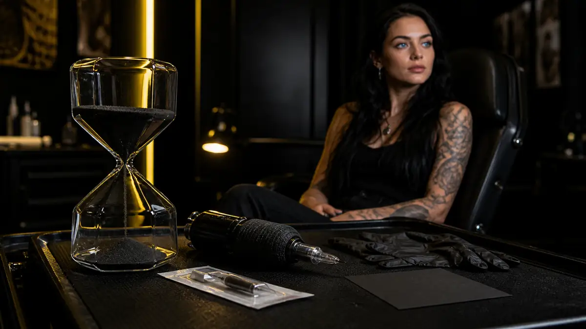 Kiek laiko trunka tatuiruotės sesija