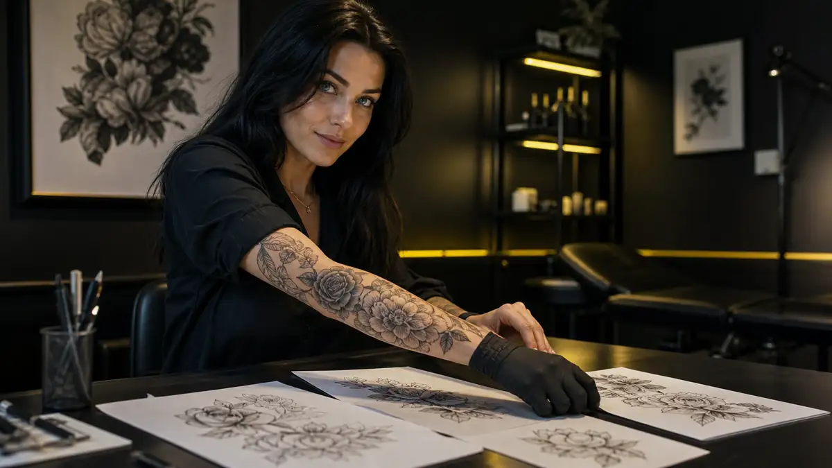 Lotoso tatuiruotė: nuo dumblo iki žiedo
