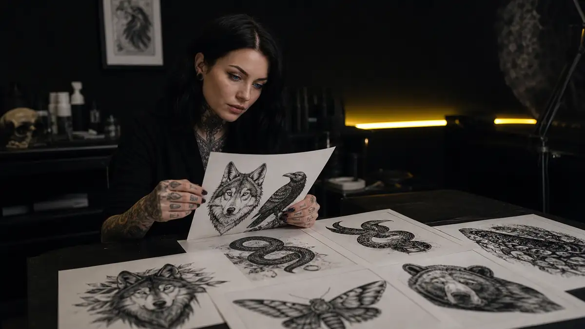 Meškos tatuiruotė: miško šeimininkas ant odos