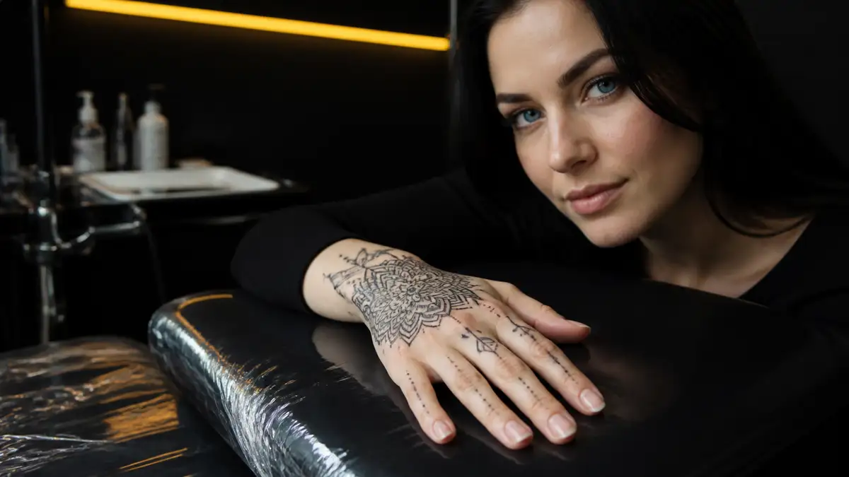 Plaštakos tatuiruotės: matomiausia ir reikliausia zona