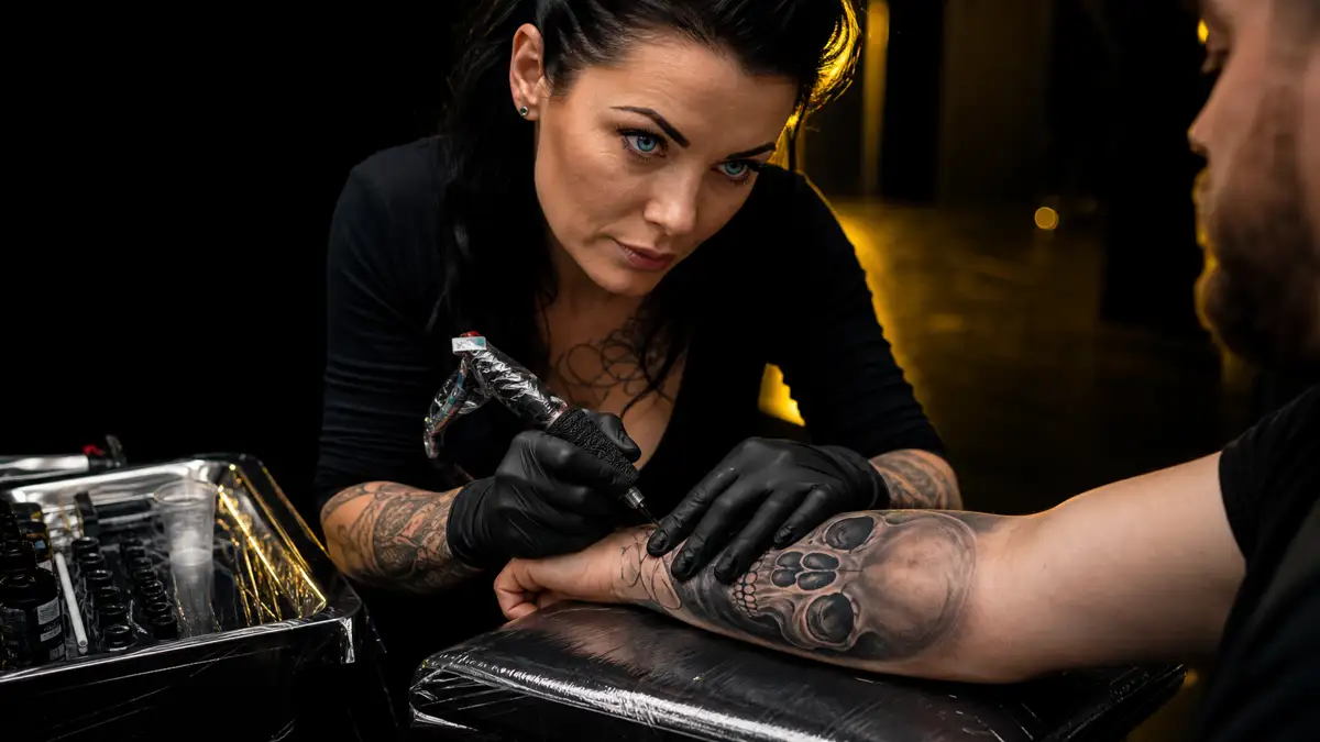 Realizmo tatuiruotės: nuotrauka ant odos