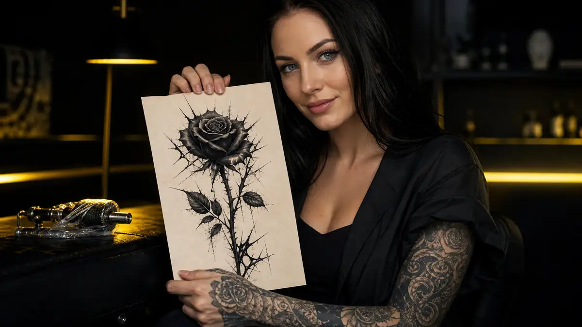 Rožės tatuiruotė: pilnas gidas