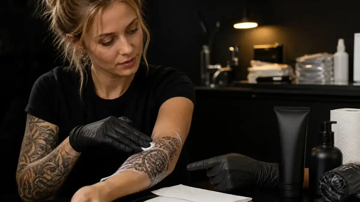 Tatuiruotės priežiūra: gidas nuo pirmos dienos iki pilno užgijimo