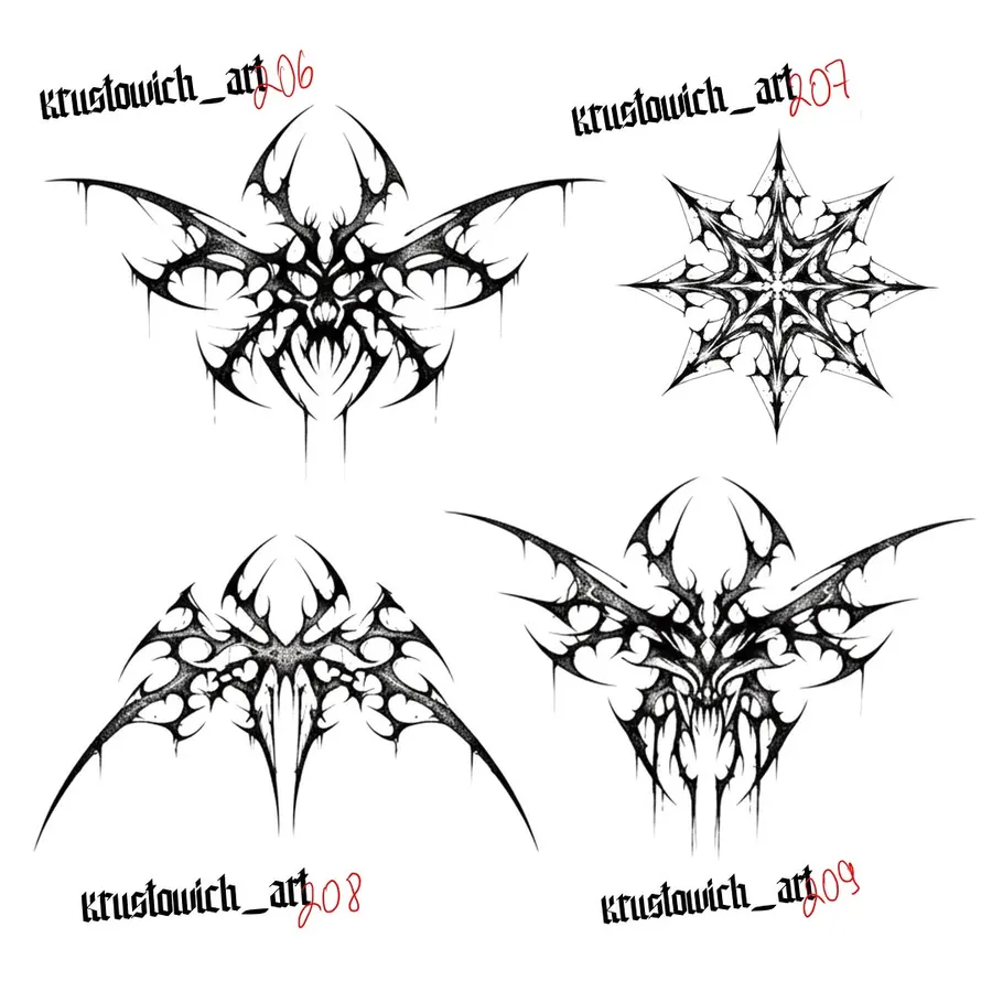 Flash tatuiruotės eskizas 1, Krustowich Ink