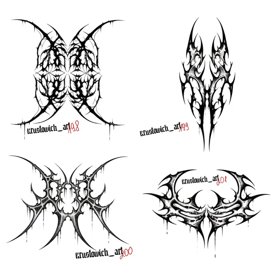 Flash tatuiruotės eskizas 3, Krustowich Ink