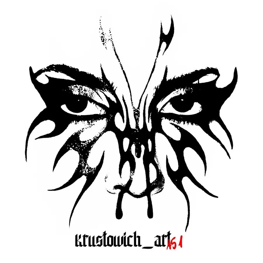 Flash tatuiruotės eskizas 34, Krustowich Ink