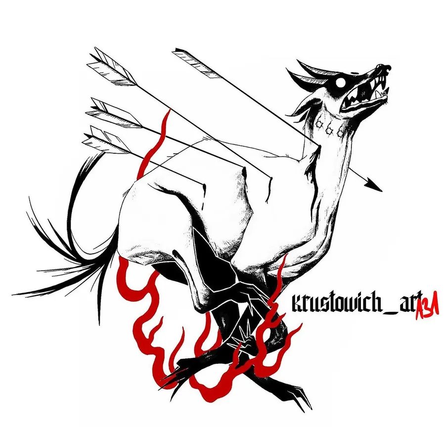 Flash tatuiruotės eskizas 49, Krustowich Ink