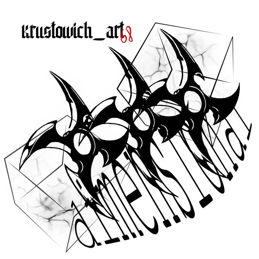Flash tatuiruotės eskizas 106, Krustowich Ink