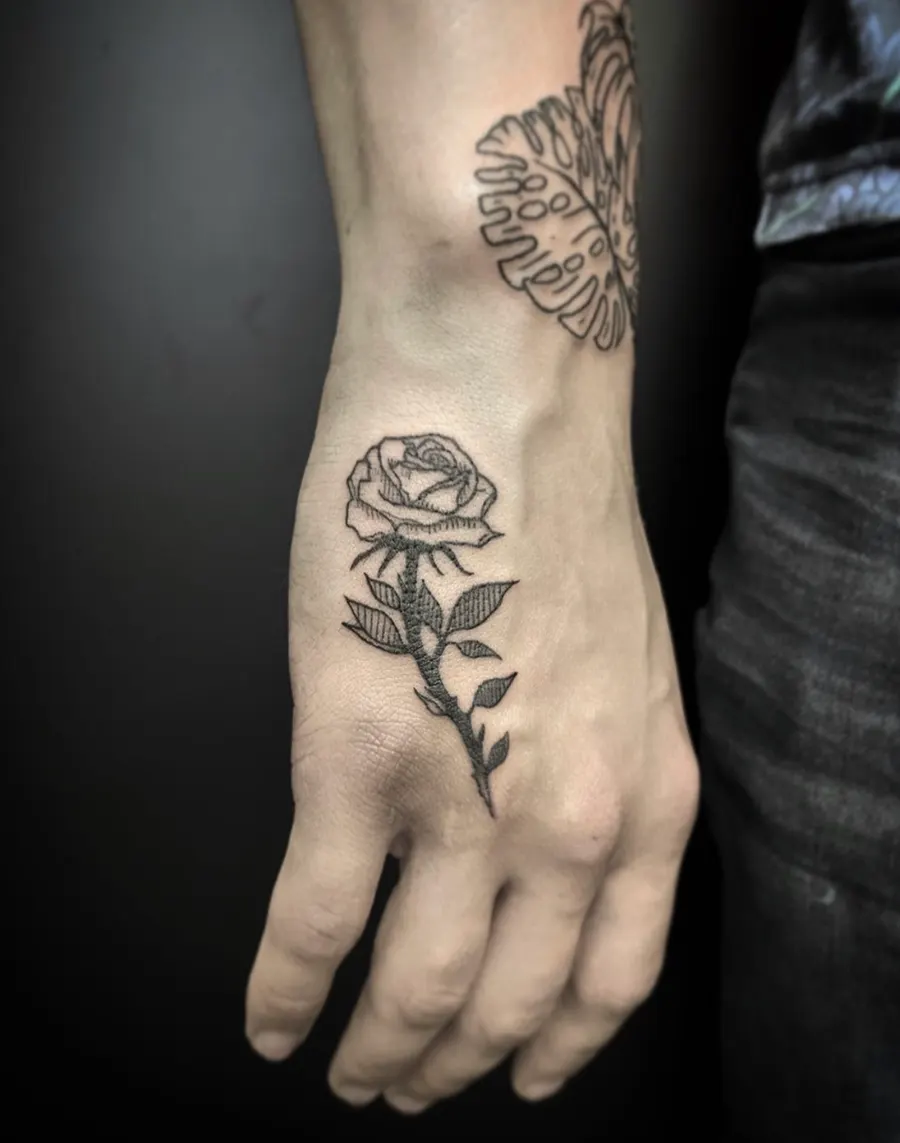 Blackwork tatuiruotė 11, Krustowich Ink, Vilnius