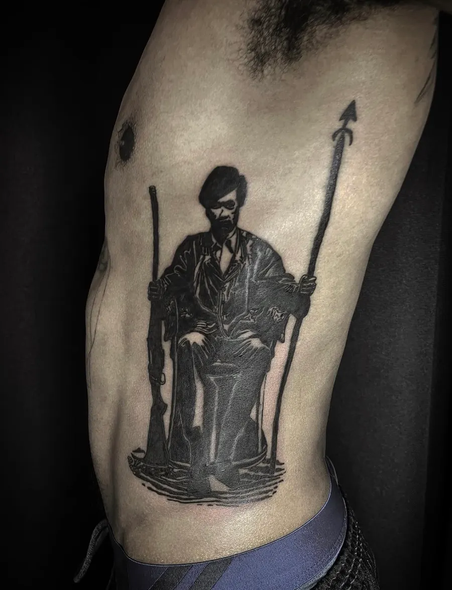 Blackwork tatuiruotė 26, Krustowich Ink, Vilnius