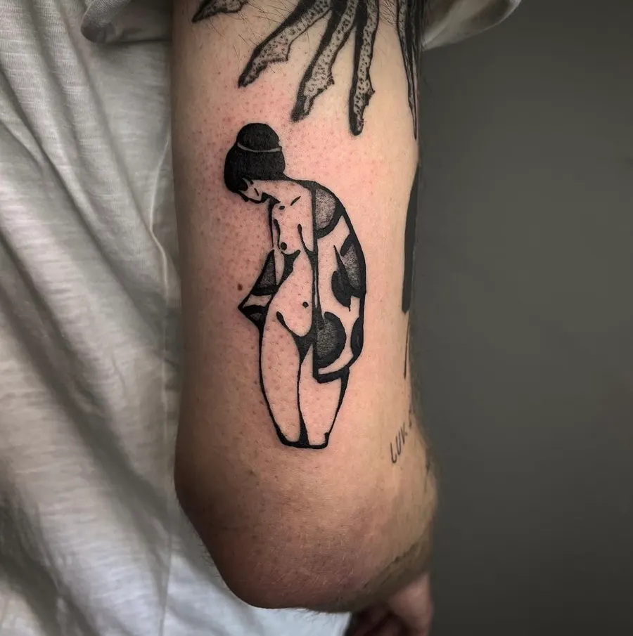 Blackwork tatuiruotė 46, Krustowich Ink, Vilnius