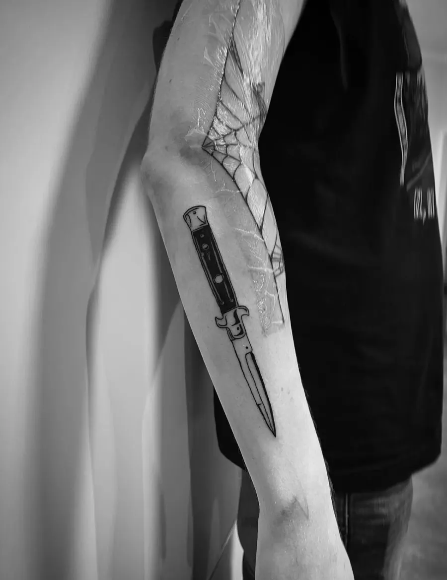 Blackwork tatuiruotė 65, Krustowich Ink, Vilnius
