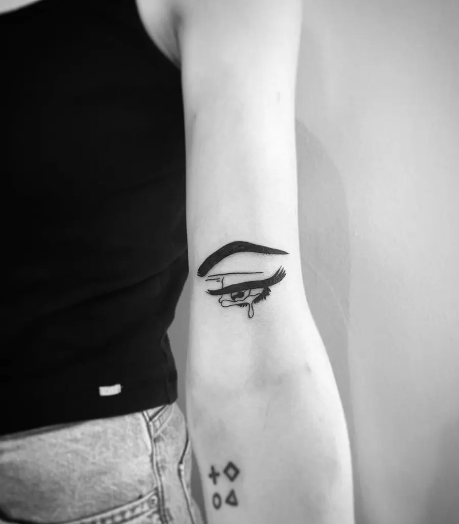 Blackwork tatuiruotė 74, Krustowich Ink, Vilnius
